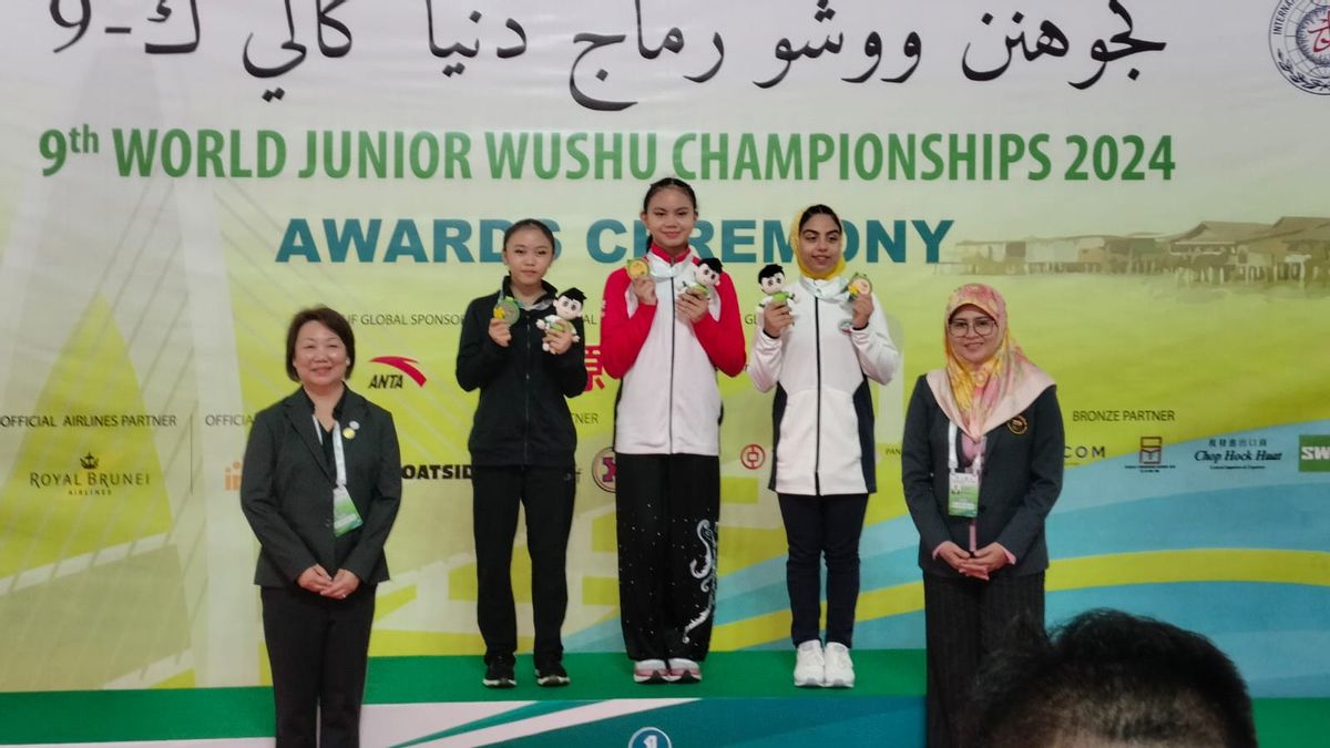 L’Indonésie a réservé 4 médailles d’or aux Championnats du monde de Wushu pour les jeunes de 2024