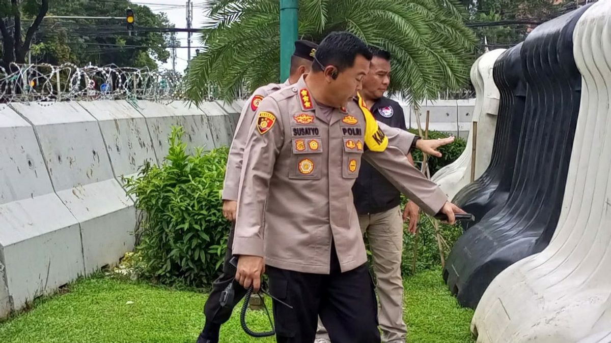 Aparat Gabungan Mulai Jaga Ketat Kantor KPU RI Jelang Penetapan Hasil Pemilu