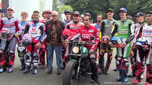 Bertemu Jokowi, Marc Marquez dan Pebalap MotoGP Lainnya Tak Gunakan Masker