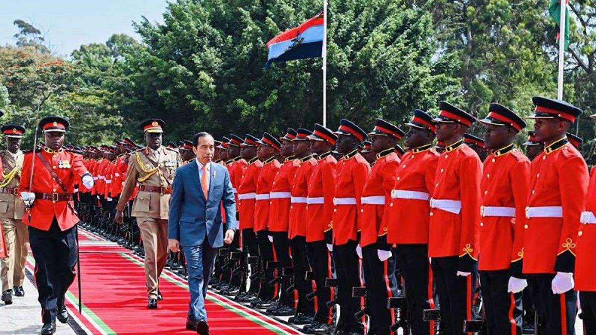 Presiden Jokowi Tiba di Dar Es Salaam Tanzania