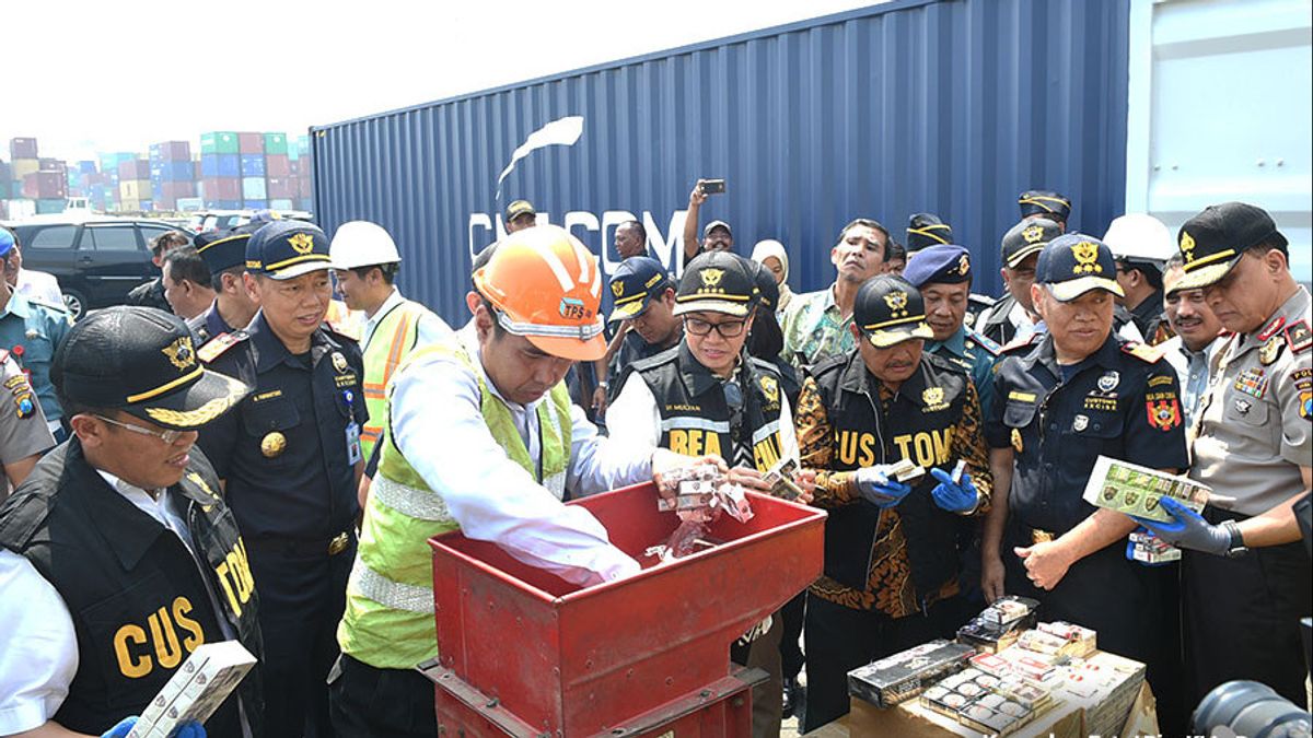 Rokok Ilegal Menggila! Tiga Bulan Bea Cukai Sita Ratusan Juta Batang