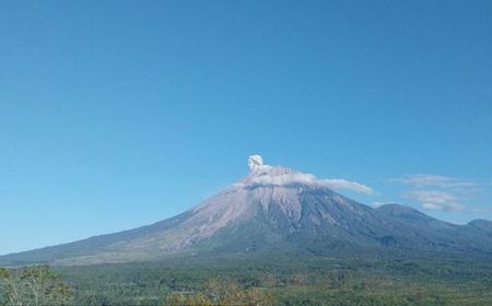 Gunung Semeru 2 Kali Erupsi Sabtu Pagi