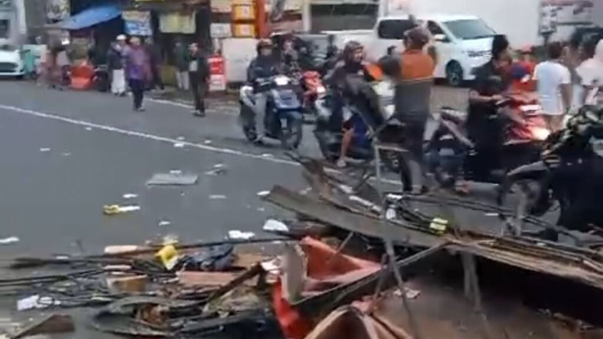 Chronology Of Explosion At Cisarua Market In Bogor, A Natural Motorcyclist Injured