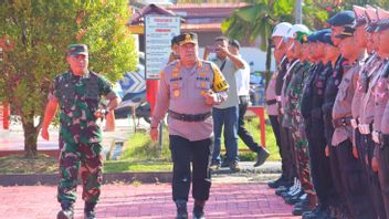 130 membres du personnel de l’opération d’appel conjointe de Ketupat Kayan 2024 à Mapolresta Bulungan