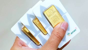 Harga Emas Antam Turun Rp20.000 ke Rp2,819 Juta per Gram di Awal Pekan