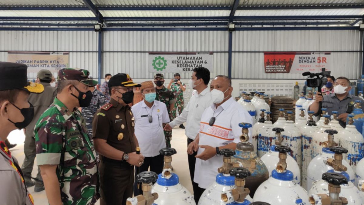 Anticipating Omicron, Gorontalo Governor Checks Oxygen Cylinder Availability