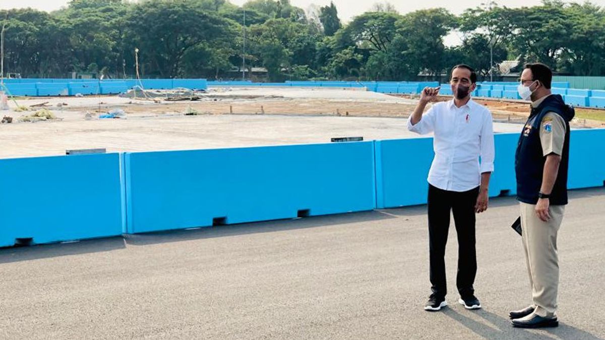 Reading Jokowi's Steps In Coming To The Construction Of The Formula E Circuit, Which PDIP Routinely Criticizes