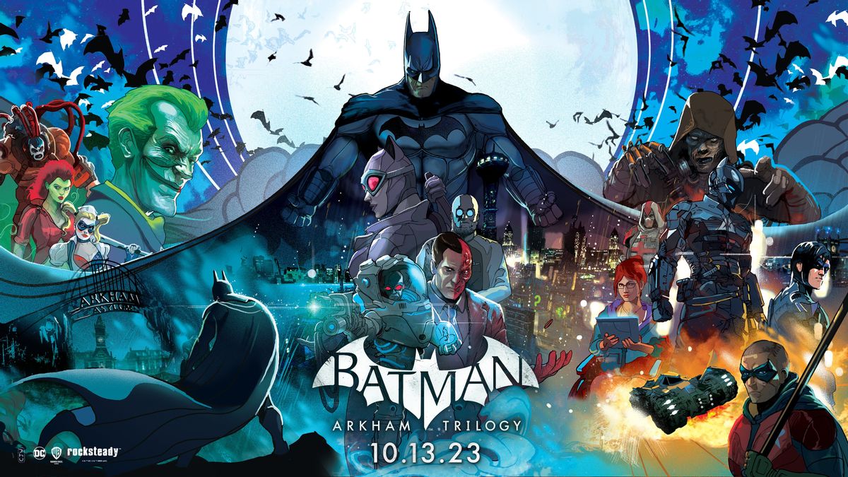 Fix! Batman: Arkham Trilogy Will Release On October 13 For Nintendo Switch