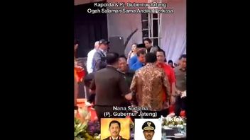 Viral Police Chief And Acting Governor Of Central Java Ogah Salaman Cagub Andika Perkasa, Netizens: Very Arrogant