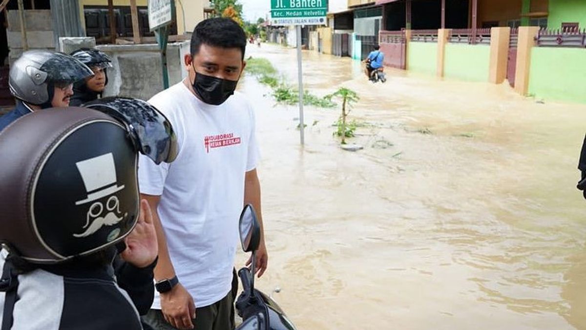 Akhyar Temui Pendukung Perkuat Saksi Cegah Politik Uang, Bobby Nasution Turun Tengok Banjir