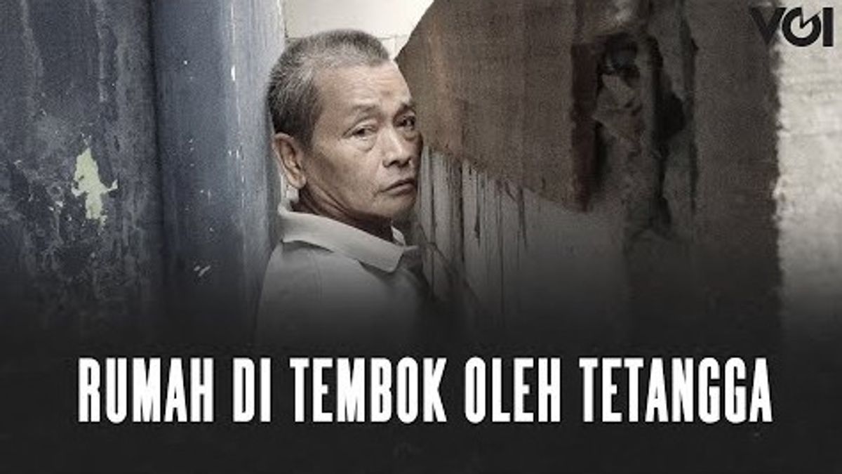 VIDEO: Penampakan Rumah di Tembok Oleh Tetangganya di Jakarta Timur