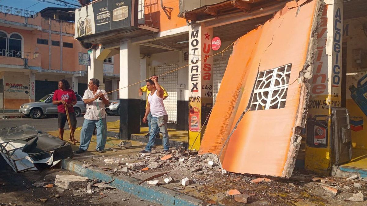 Ekuador Diguncang Gempa Kuat, Kerusakan Parah di Esmeraldas