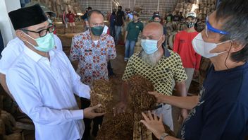 テマングンHMのリージェント。アル・カジク、農家のタバコを大切にする大きなタバコ工場に要請