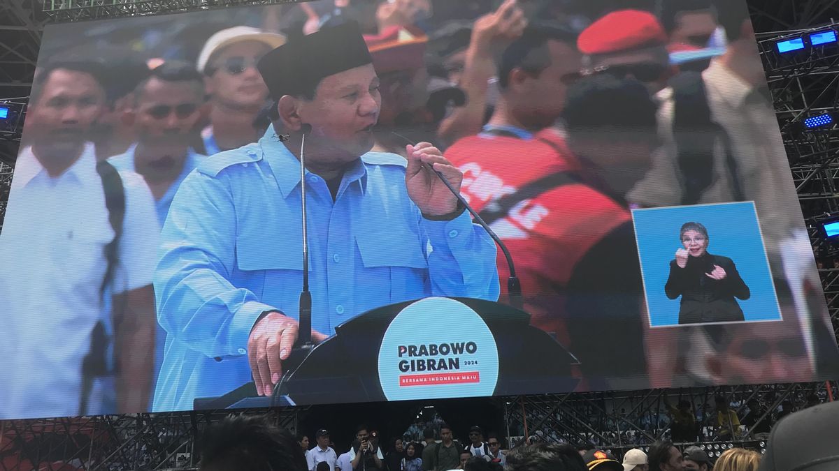 Prabowo: Who Wants To Be My Minister, Must Agree To Free Lunch