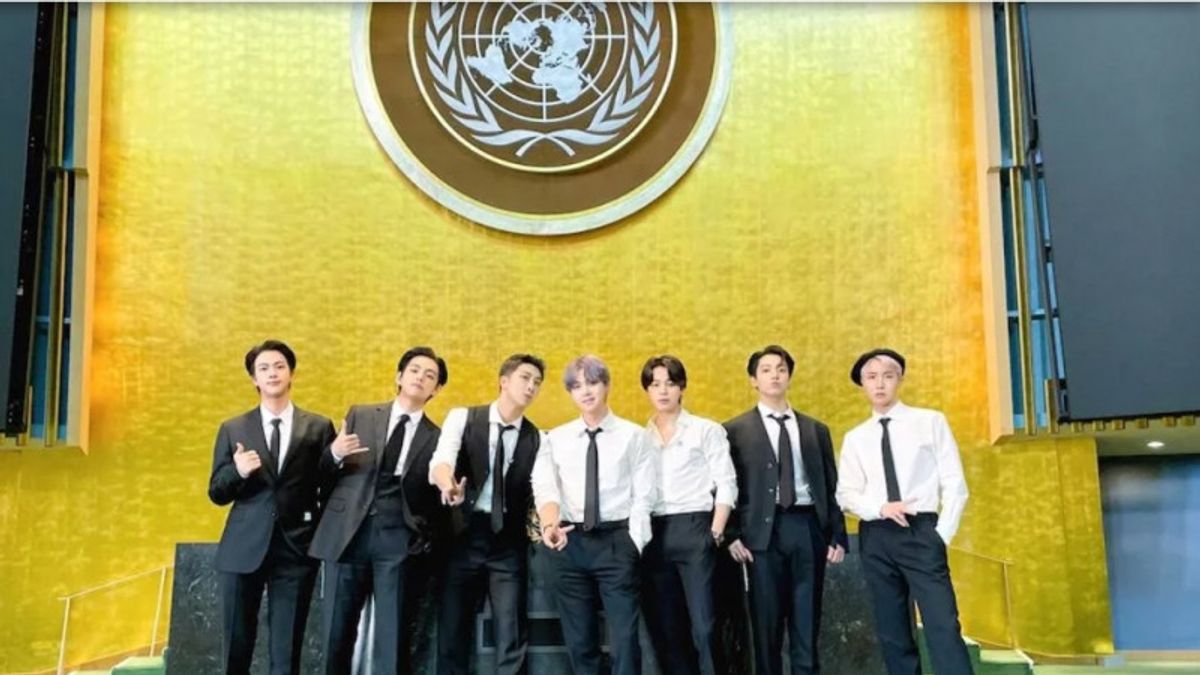 BTS在联合国大会前的演讲中向粉丝们传达了信息