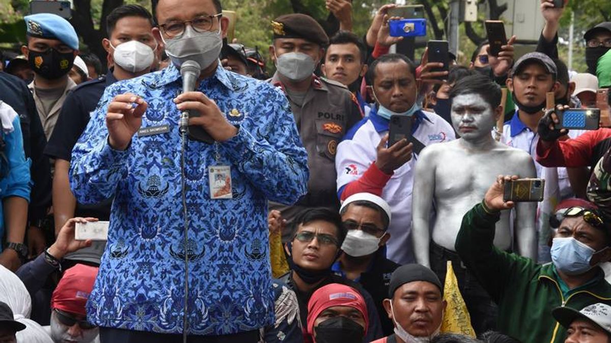 Bola Panas Upah Minimum Provinsi DKI Jakarta: Ujian untuk Anies Baswedan dari Para Buruh