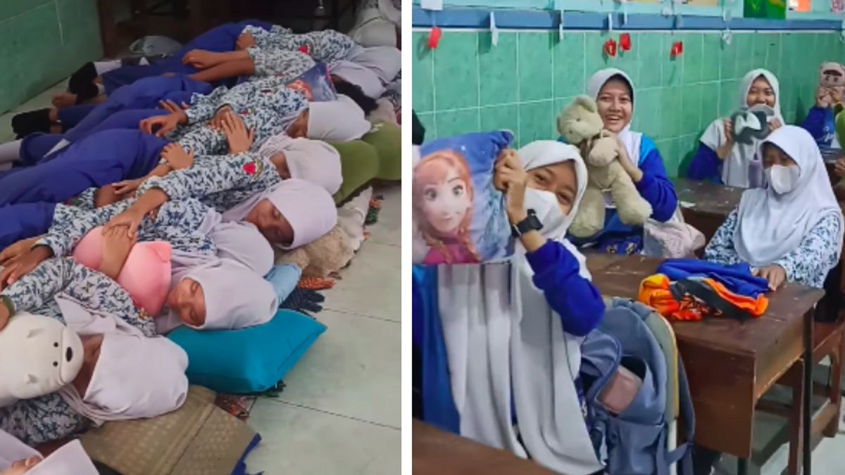 rénit viral pour les élèves de dormir après-midi à l’école, ce qui est bénéfique ressenti pour la santé corporelle