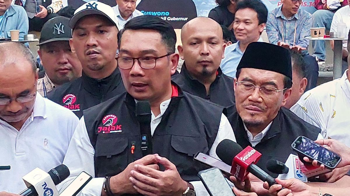 Ridwan Kamil divulgué les raisons de l’avancement des élections de Jakarta, la direction de Prabowo au conseil d’administration de l’IKN