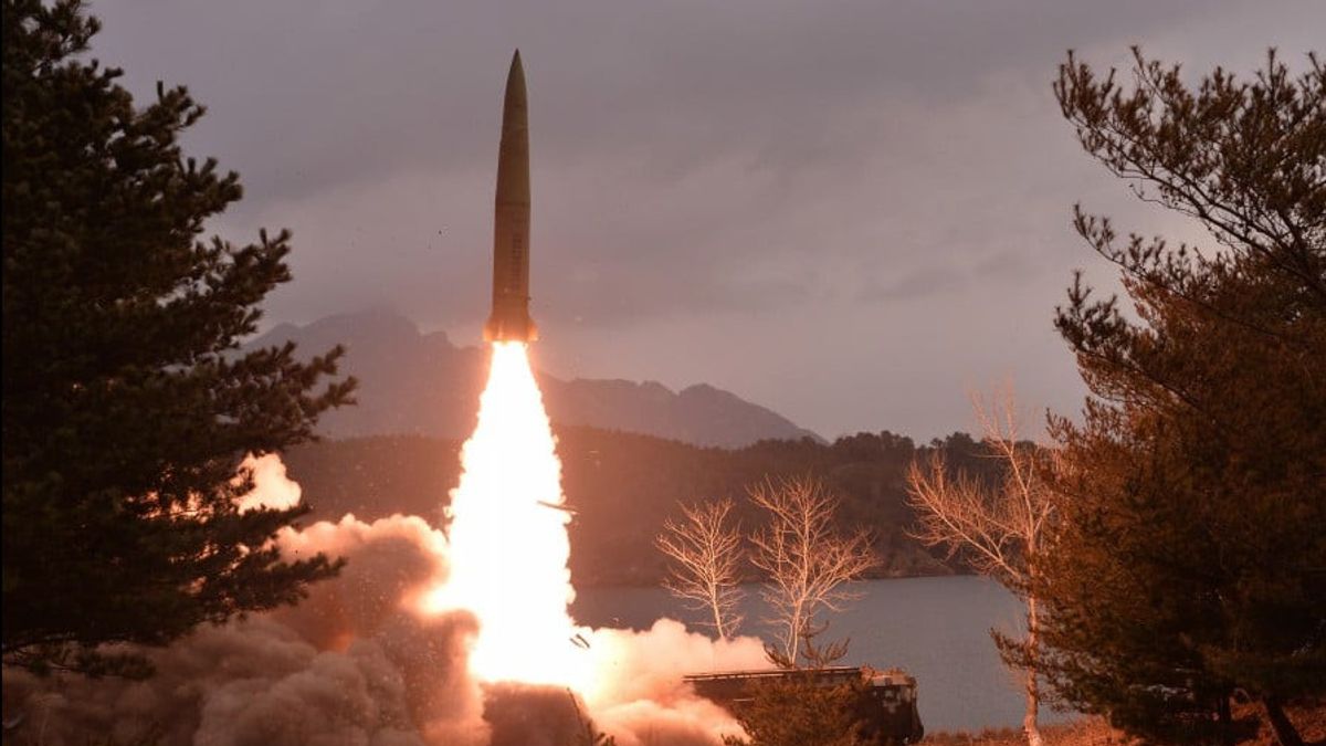 North Korea Launches Ballistic Missiles Into The East Sea Ahead Of South Korean President's Visit To Japan