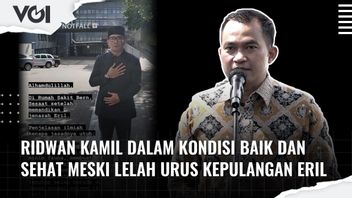 VIDEO: Ridwan Kamil In Good And Healthy Condition Even Though Tired Of Managing Eril's Return