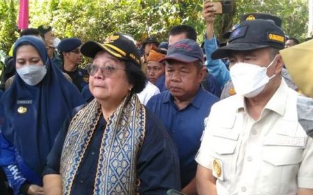 Cegah Abrasi, Menteri LHK Tanam Pohon di Tepian DAS Indragiri Hulu Riau