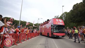 Perayaan Girona Promosi ke La Liga Nyaris Berujung Tragedi, Fotografer Wanita Selamat dari Maut