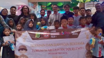 FWP Polda Metro Jaya يملأ الأنشطة الاجتماعية من خلال دعوة الأطفال الأيتام للعب في Playtopia