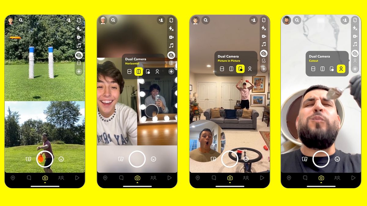Snapchat Luncurkan Fitur Dual Camera Baru untuk Ambil Dua Perspektif Secara Bersamaan