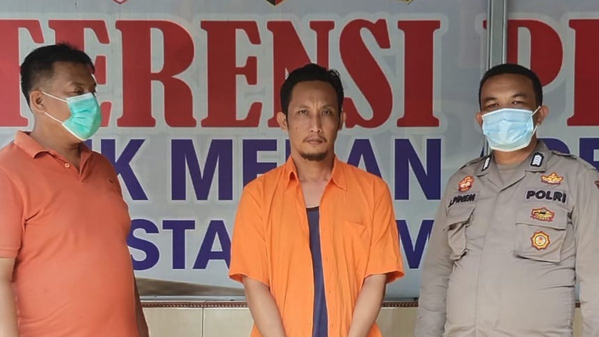 Threatening To Kill His Father With A Machete Because He Is Often Reprimanded, Unemployed Man In Medan Is Arrested