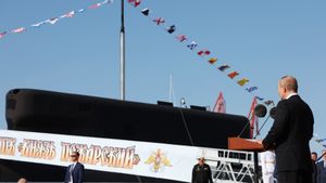 Rusia Luncurkan Kapal Selam Baru, Presiden Putin: Kami Membangun Angkatan Laut yang Kuat dan Moderen