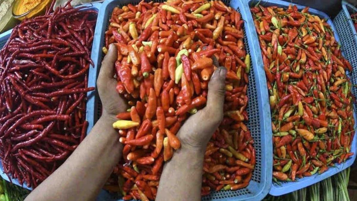 This Saturday The Food Price Is Recorded To Be Down, Red Cayenne Pepper Is IDR 70,730 Per Kg