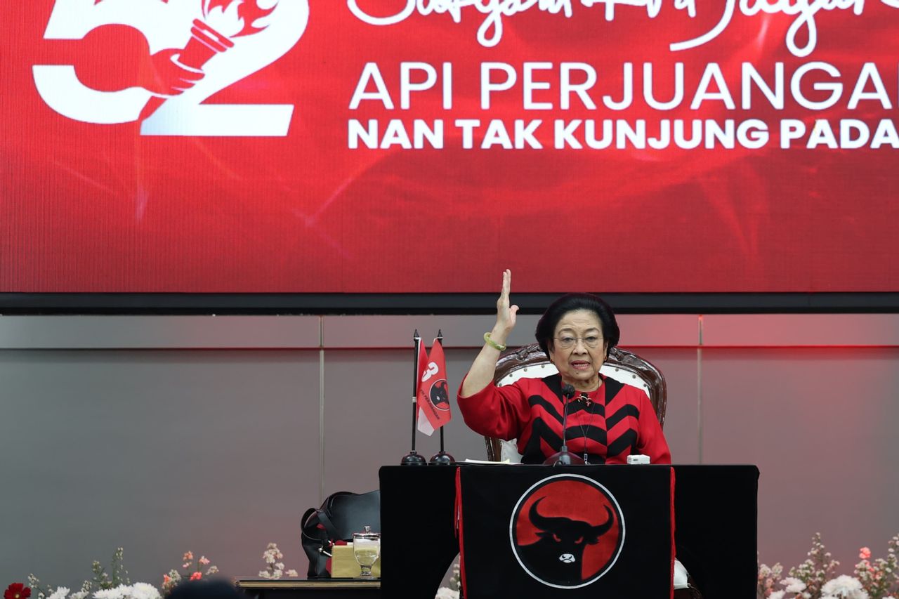 Megawati Talks That Someone Has The Heart To Become PDIP Chairman: Gile
