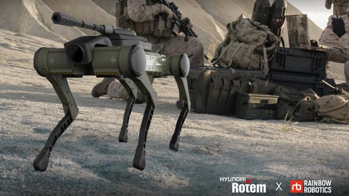 韓国の武器調達庁が対テロ作戦のために4本足のロボットを発売