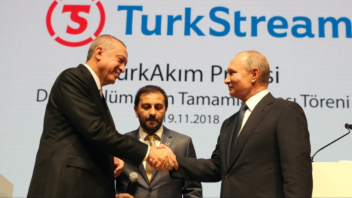 President Erdogan Calls Turkey Will Make International Hubs To SUPPly Russian Gas To Europe
