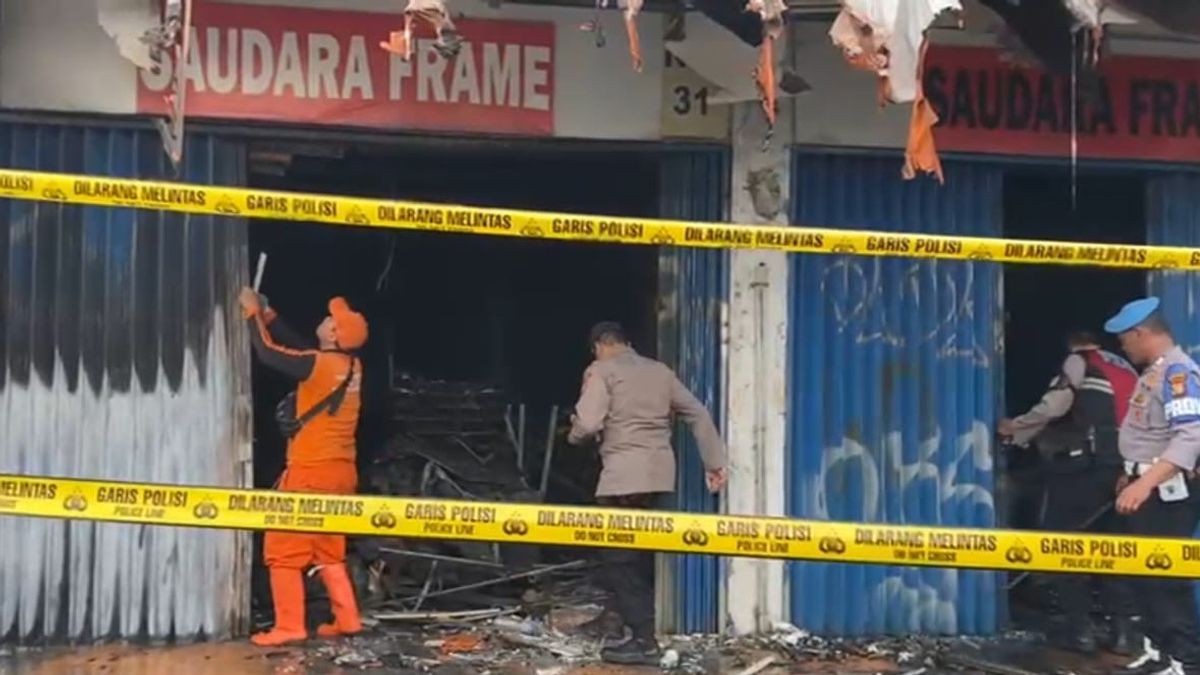 التحقيق في سبب حريق متجر Bingkai Mampang المميت ، ستقوم الشرطة بتجهيز مسرح الجريمة يوم الاثنين المقبل