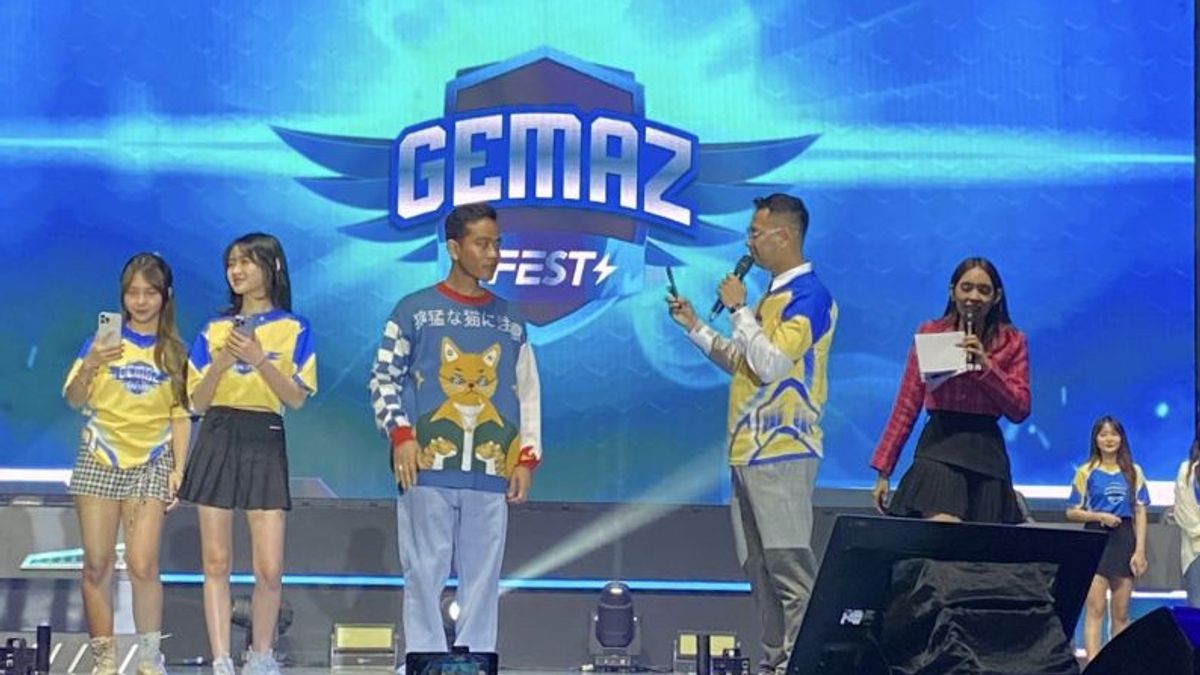 Gibran Play Mobile Legend At GEMAZ Fest ICE BSD, Wants E-Sport Achievements To Be More Steady