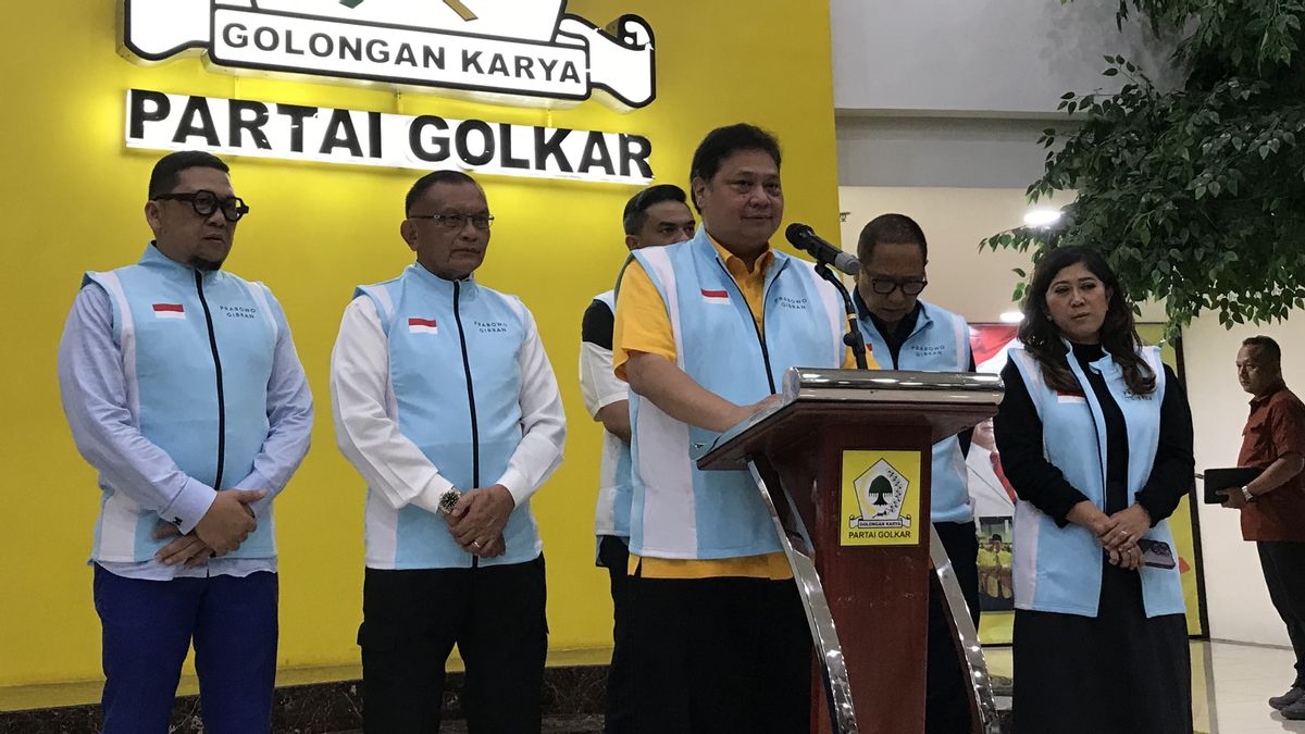 Airlangga Targetkan 80 Persen Pemilih Golkar Coblos Prabowo-Gibran