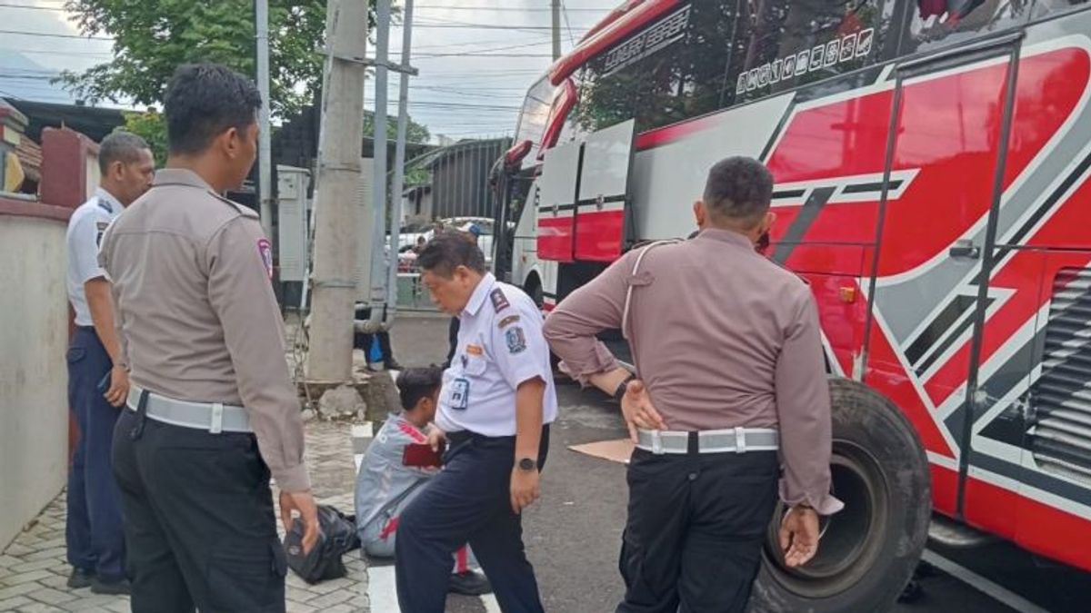 KNKT-Dishub Check The Brake Bus System That Accident In Batu