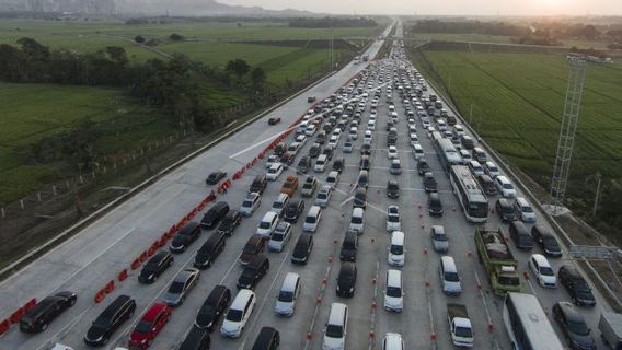 国家警察の交通局がレバラン2022の交通工学計画を正式に停止