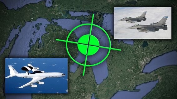 カナダ警察は、フロン湖で米国のF-16ジェット機によって撃墜されたオクタゴナルのUFOの遺跡を収集しました