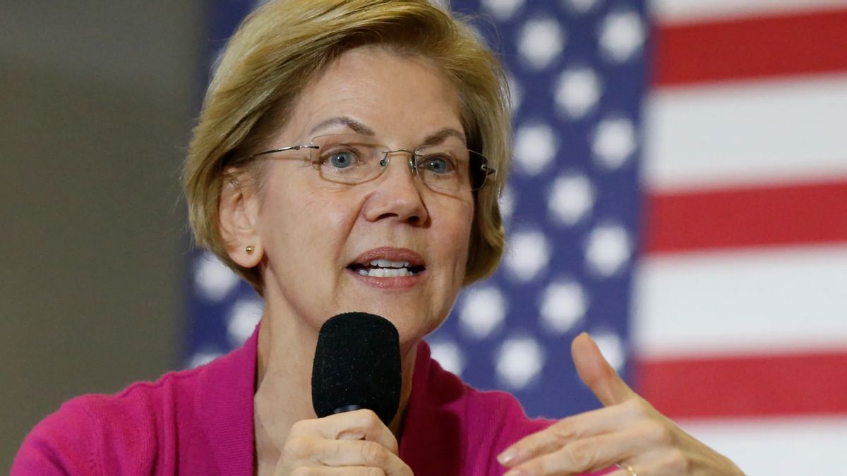 美国参议员伊丽莎白·沃伦(Elizabeth Warren)敦促美联储推翻花部落