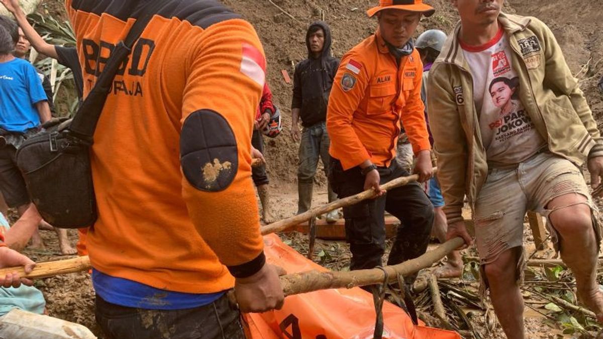 望加锡巴萨纳斯人员仍在寻找2名因Toraja山体滑坡而失踪的人