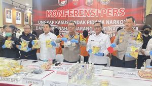 Securing 13.20 Liters Of Liquid Methamphetamine In Bottles Of Packaging, Police Suspect Entering Riau Islands Through Hang Nadim Airport