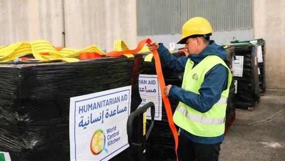 Sea Line Test, Humanitarian Aid Ship Successfully Landing In Northern Gaza