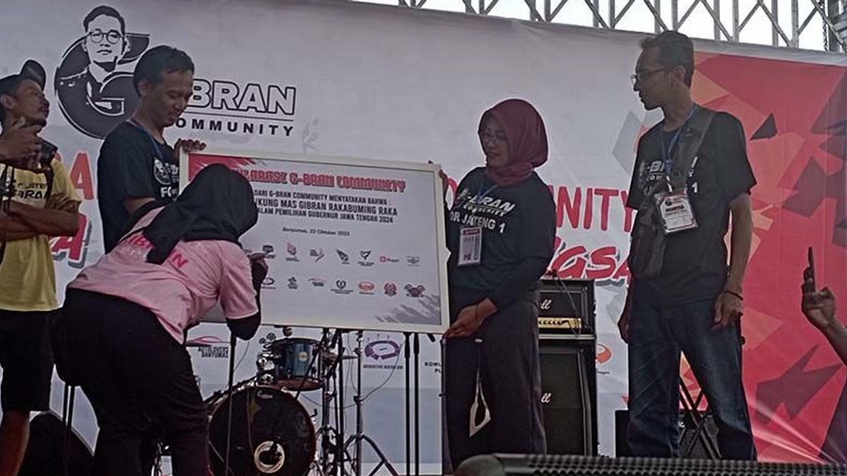 Support Gibran Maju Pilkada Central Java 2024, 14 Communities In Banyumas SIGN The Declaration Charter