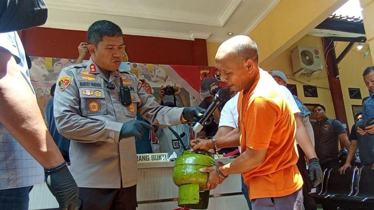  Oplos Gas Melon ke LPG 12 Kg, Pria Paruh Baya Ditangkap di Sukabumi