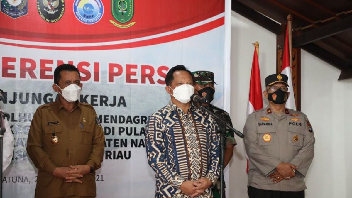Centrally Disbursed Budget, Minister Of Home Affairs Tito Encourages Riau Islands Provincial Government To Dress Up Natuna