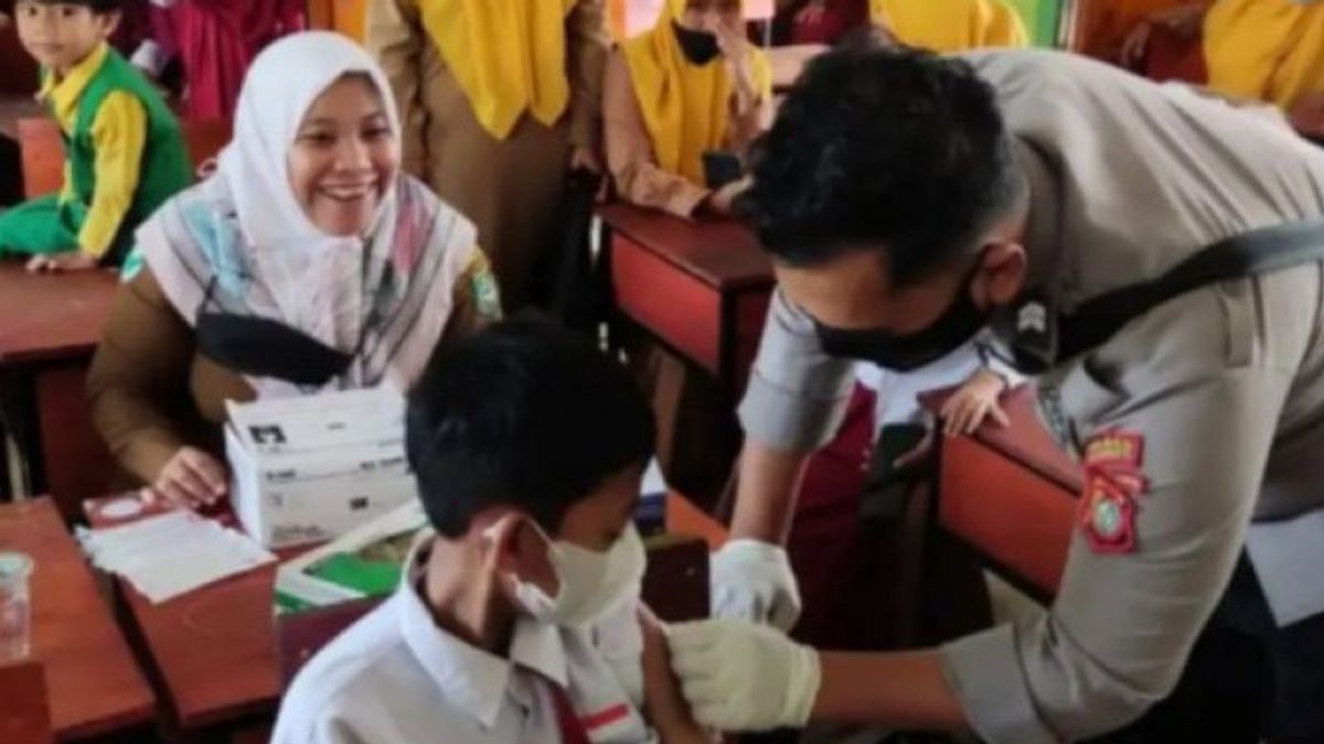 Sosialisasikan Vaksin Anak, Polres Pasangkayu Terjunkan Seluruh Personel  