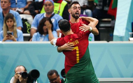 Piala Dunia 2022: Brace Bruno Fernandes Bawa Portugal ke Babak 16 Besar