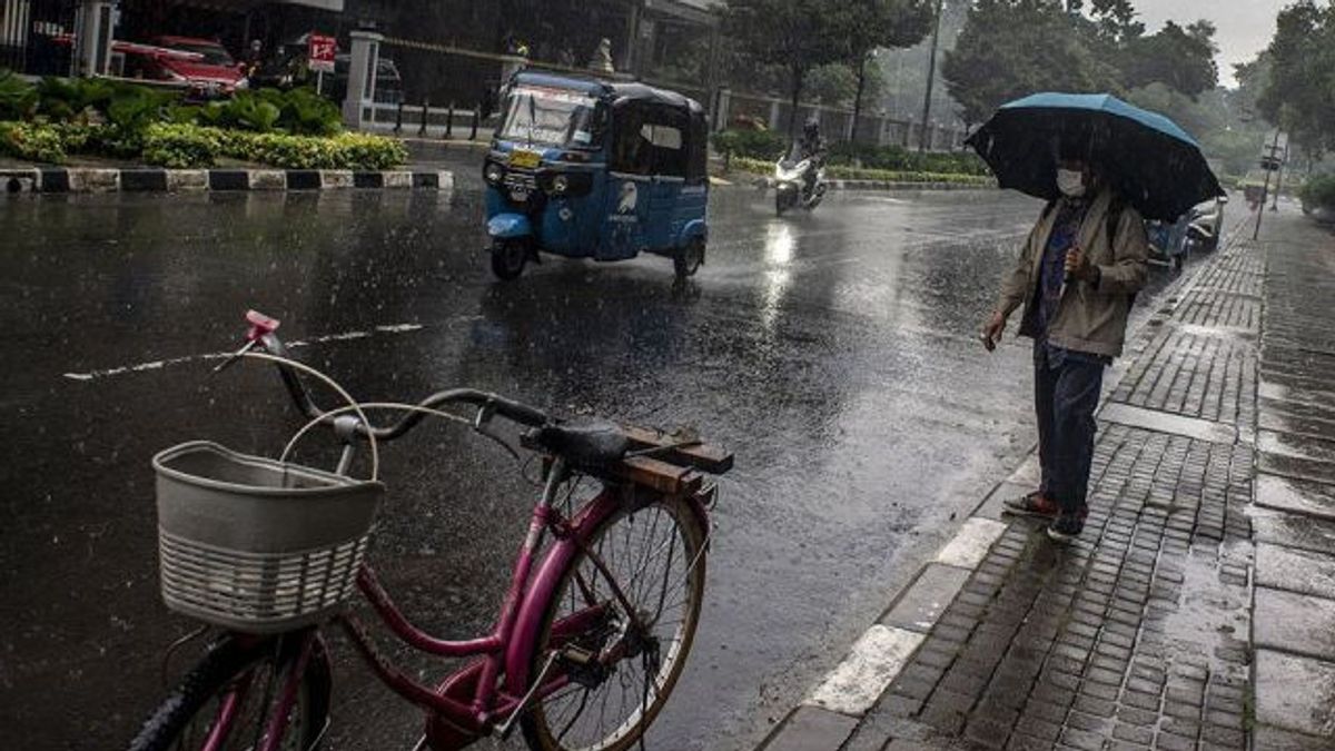 BMKG: جابوديتاكيب تغلب عليها أمطار خفيفة طوال اليوم